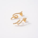 Aretes Vakr en Oro laminado 18k Para Dama