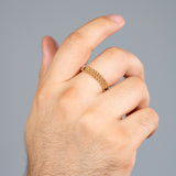 Anillos M60 en Oro laminado 18k Para Pareja