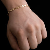 Combo Bliss, Cadena + Pulsera en oro laminado 18k para Caballero