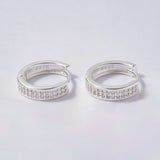 Candongas Silver Hoops en Plata 925 para Dama