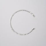 Pulsera Eslabón Plano en Plata 925