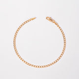 Pulsera Eslabón plano en Oro laminado 18k