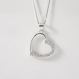 Cadena Glam Heart en Plata 925 Para Dama