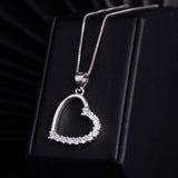 Cadena Glam Heart en Plata 925 Para Dama