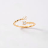 Anillo Gold Pearl en Oro laminado 18k Para Dama