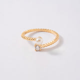 Anillo Gold Pearl en Oro laminado 18k Para Dama