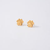 Aretes Huellita en Oro laminado 18k Para Dama