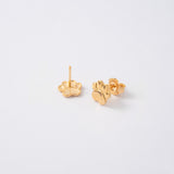 Aretes Huellita en Oro laminado 18k Para Dama